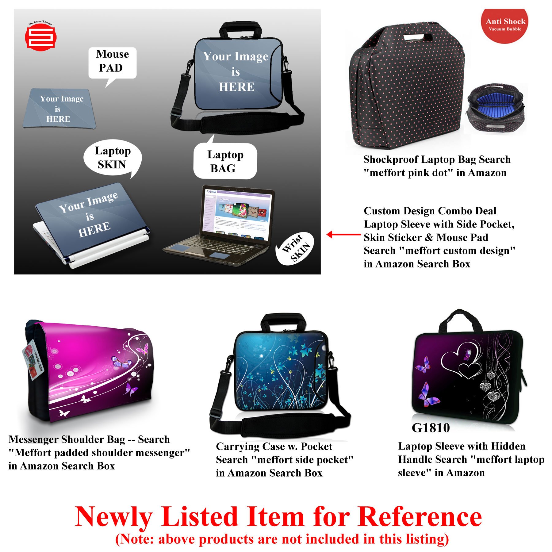 17.3 Inch Neoprene Laptop Sleeve Case with Hidden Handle - Compatible with MacBook Air, Ultrabook & Chromebook (Black Gray Swirl) - Perfect for Travel, Office & School Protection