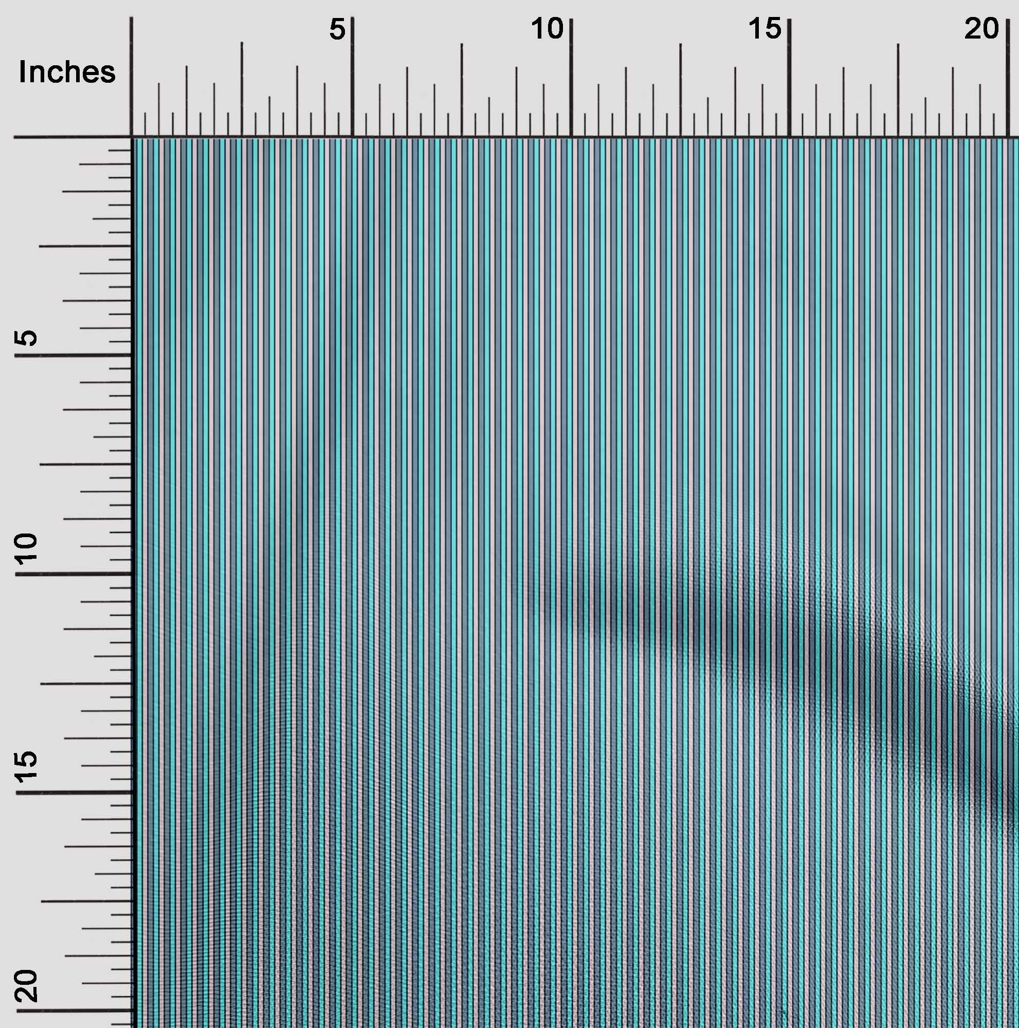 oneOone Organic Cotton Voile Fabric - Shadow Stripe Print - 42 Inch Wide - Premium Sewing Material for Dresses, Curtains & DIY Crafts