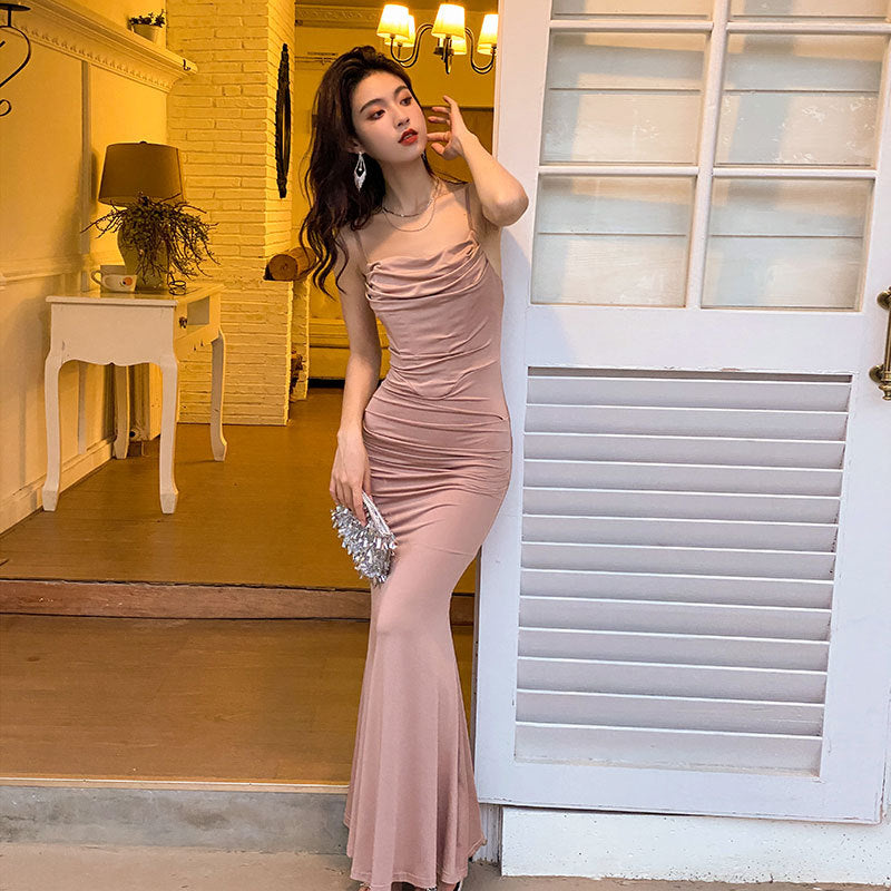 Elegant French Mermaid Evening Gown - Sexy Long Formal Dress for Women | Perfect for Weddings, Galas & Special Occasions