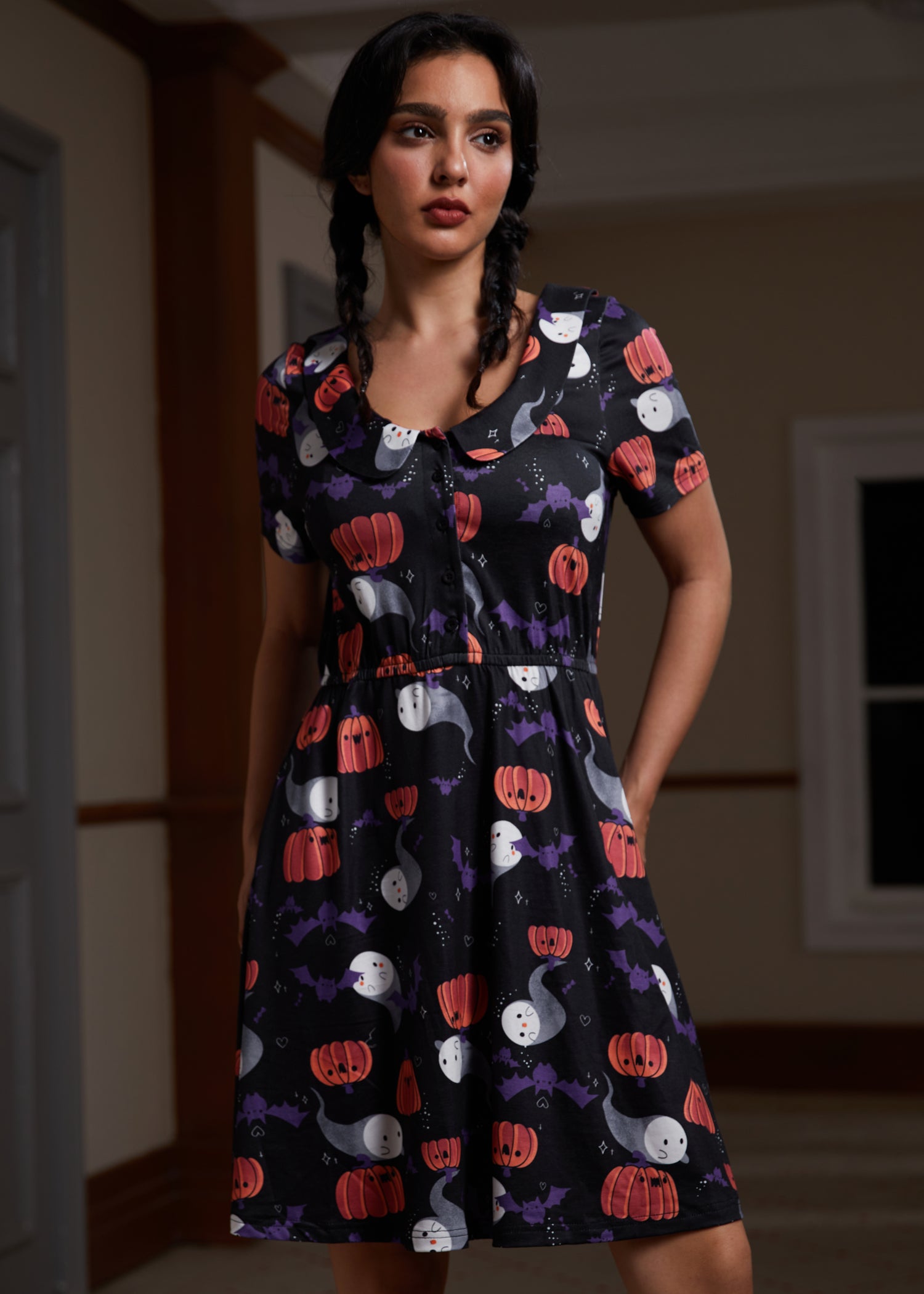 Elegant Collared Dress for Women - Sweet Shiver Collection | Perfect for Office Wear, Date Nights & Special Occasions