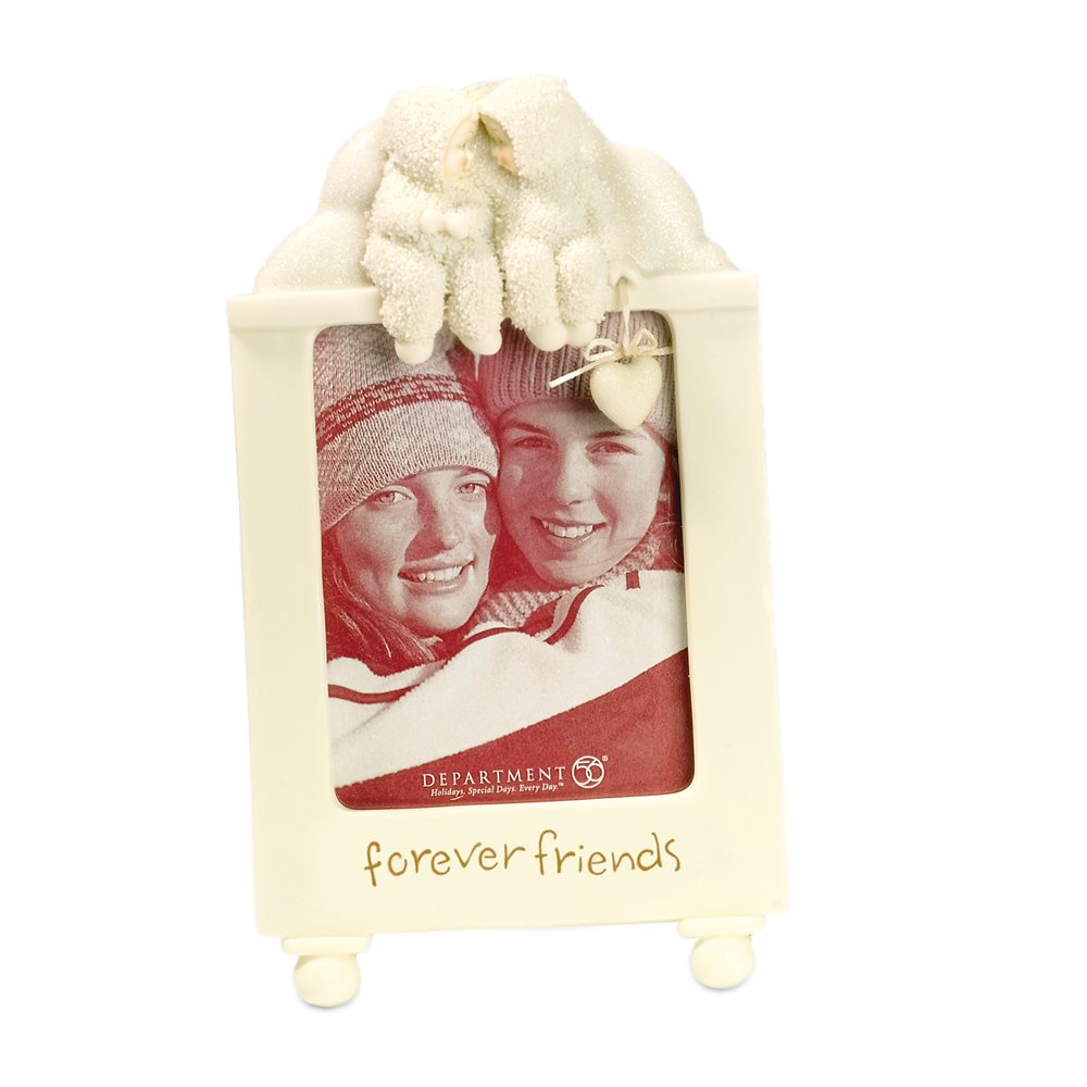 Department 56 Snowbabies Home Sweet Home Forever Friends Frame - Collectible Christmas Ornament & Holiday Home Decor for Display, Gifting & Seasonal Celebration