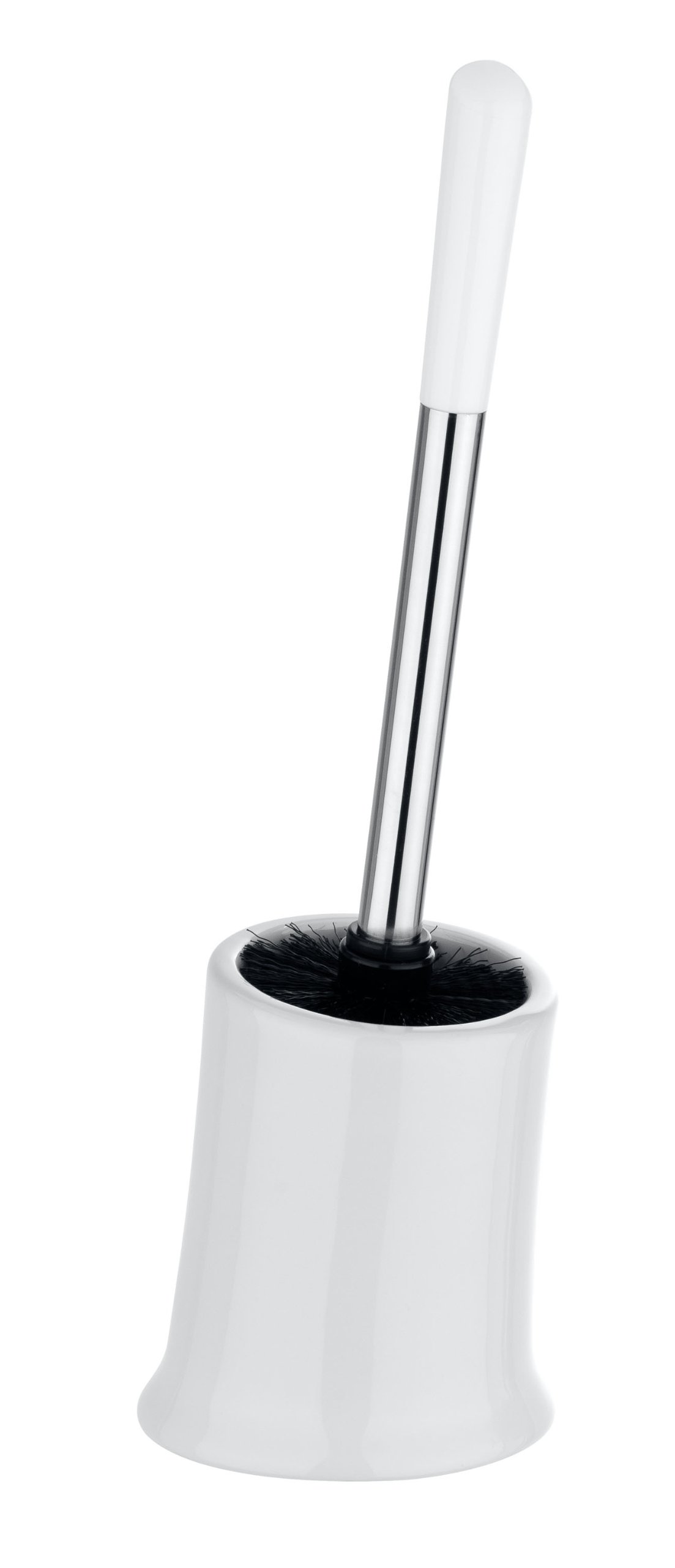 Wenko Ceramic Toilet Brush Set with Angled Bristles for Deep Cleaning – Perfect for Bathroom, Kitchen, and Household Use