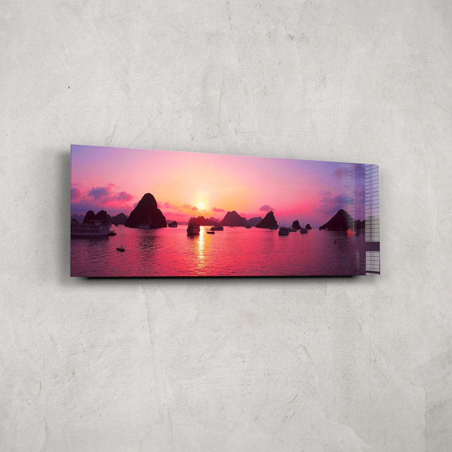 Chasing Sunset Panoramic Wall Art - Stunning Landscape Canvas Print for Home & Office Decor - Perfect for Living Room, Bedroom, or Office Wall Display