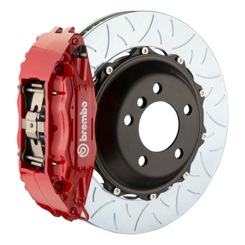 Brembo GT 6-Piston Front Big Brake Kit (Red, T3 Slotted, 14