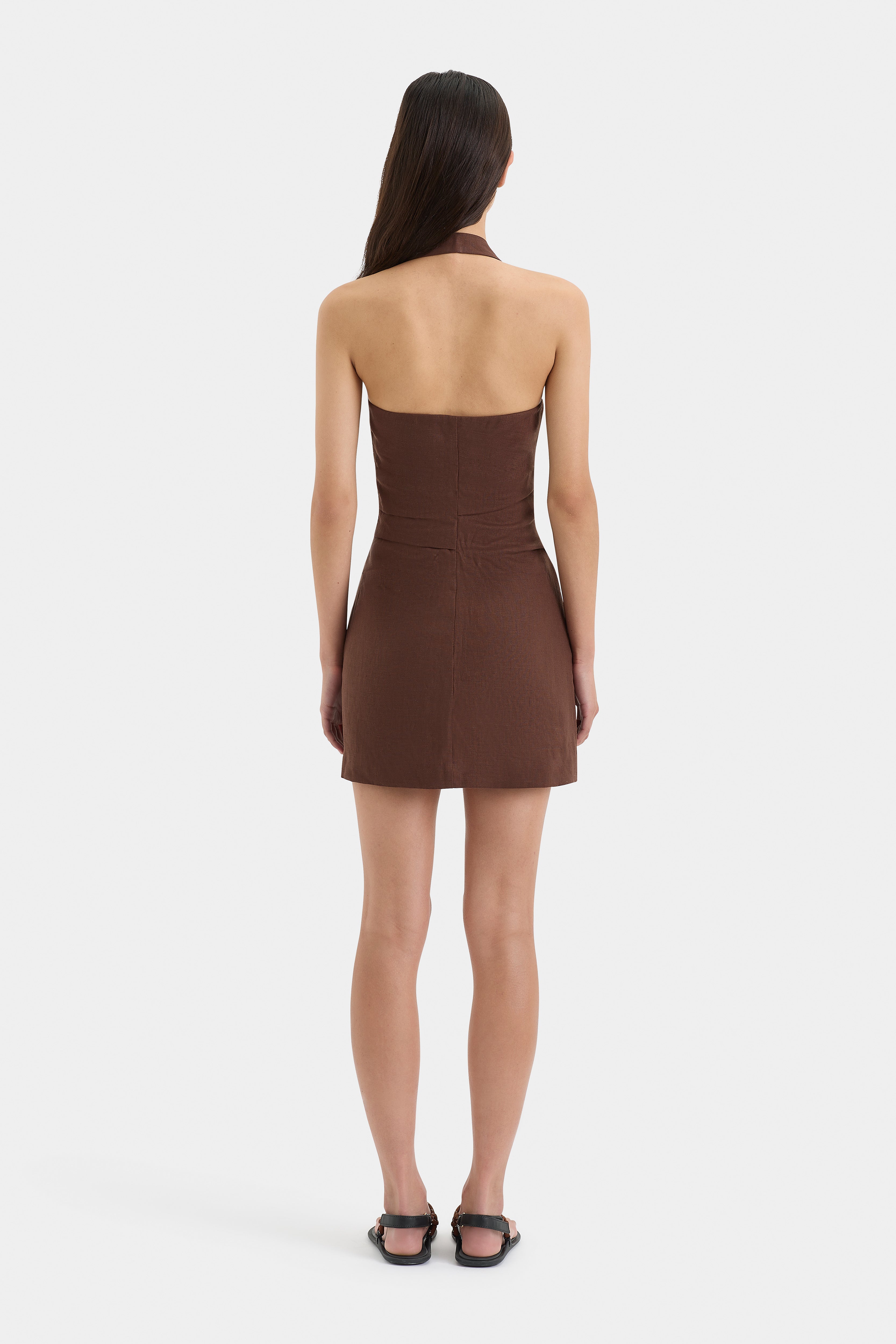 Noemi Halter Mini Dress - Sexy Summer Sleeveless Bodycon Dress for Women | Perfect for Beach, Party & Night Out