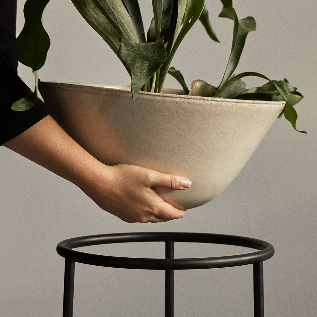 Modern Menu Daiza Planter - Elegant Ceramic Flower Pot for Indoor Plants, Succulents & Home Decor | Perfect for Living Room, Office Desk & Gift Ideas