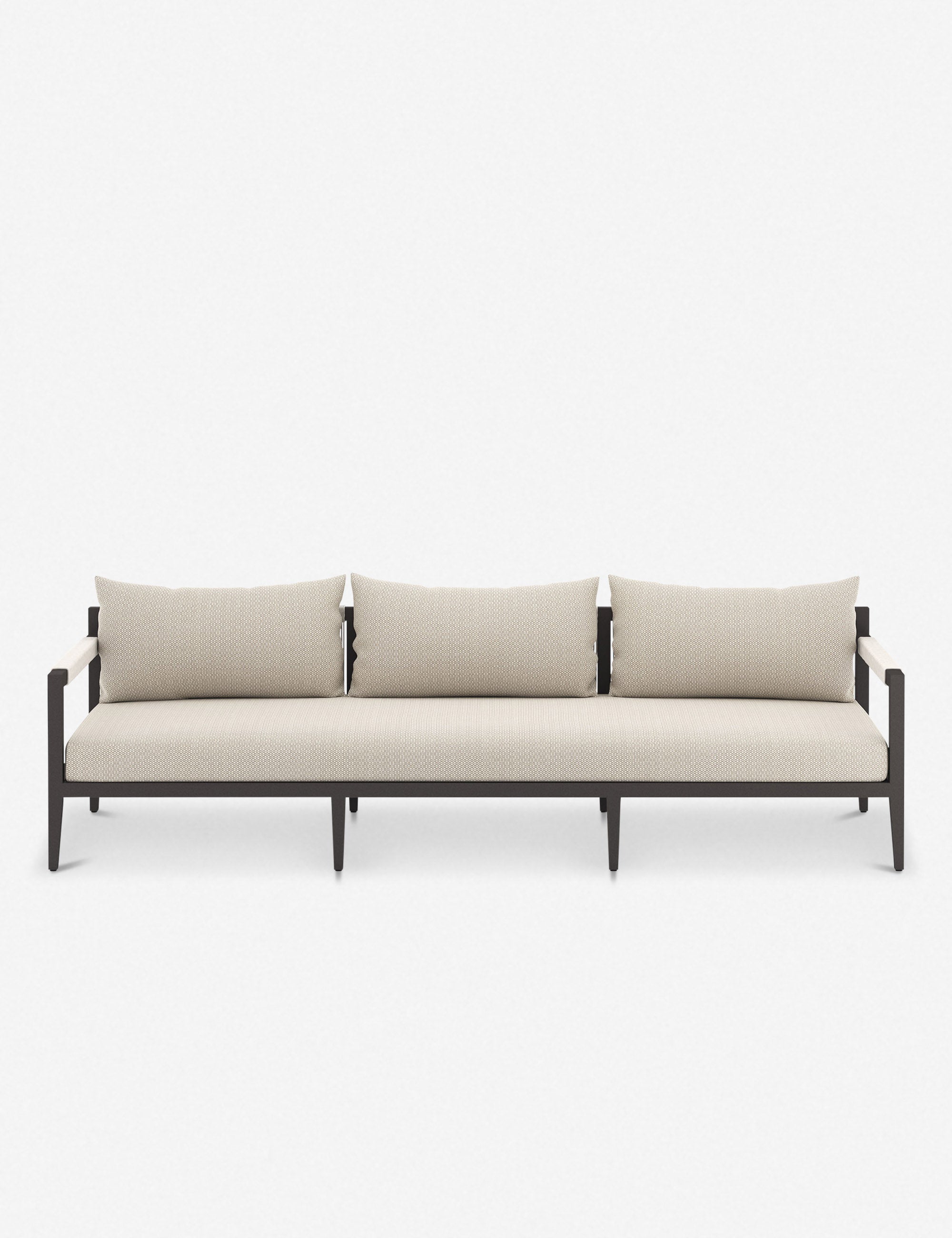 Cadenza Indoor Outdoor Metal Sofa Set - Weather-Resistant Patio Furniture for Garden, Poolside & Backyard Relaxation