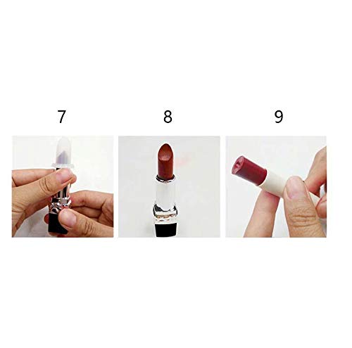 DIY Lipstick Maker Mold Kit - 9mm Beak Lip Gloss & Balm Making Tool with 4 Holes - Perfect for Homemade Lipstick, Lip Balm & Cosmetics Crafting at Home