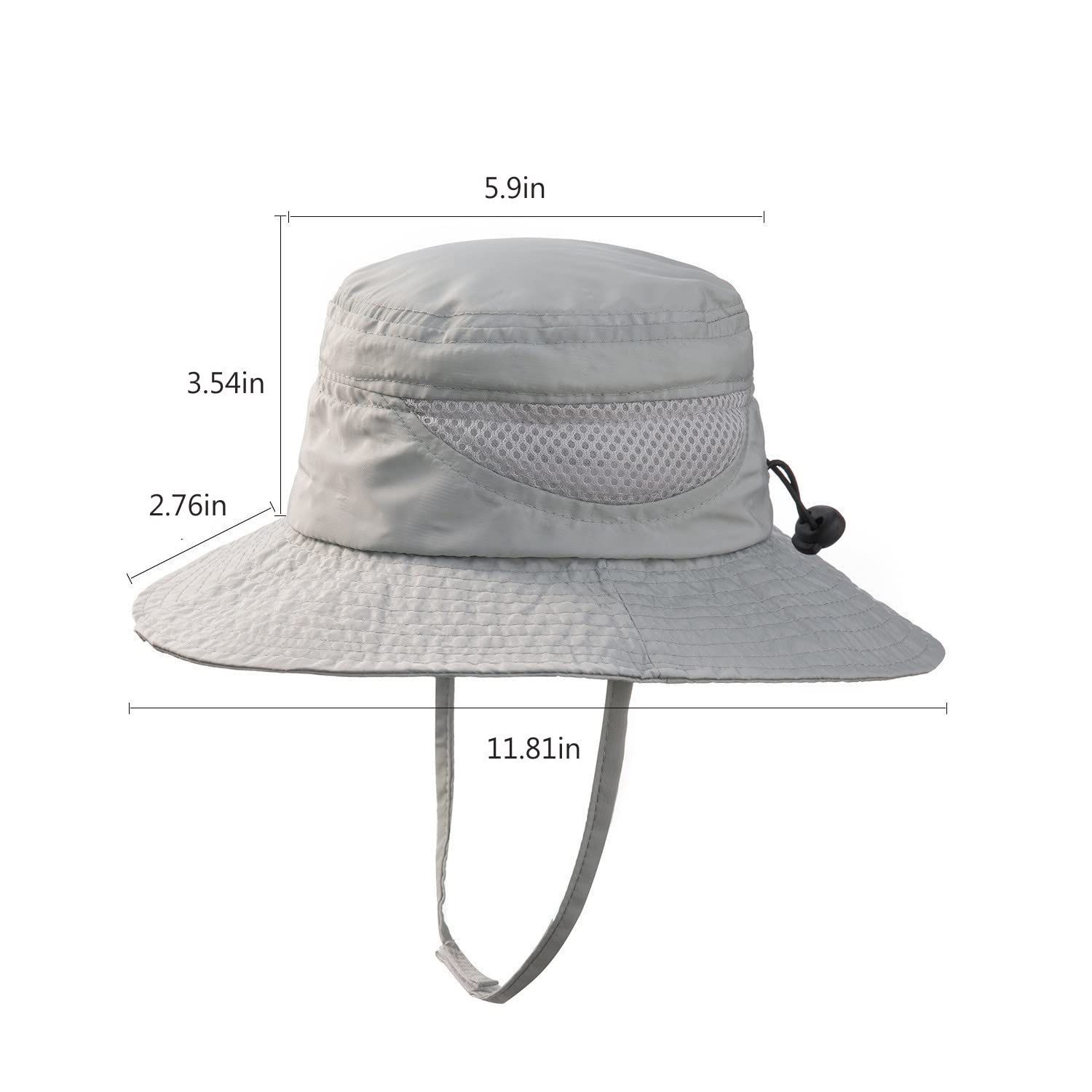 Baby Sun Hat for Boys & Girls - UPF 50+ UV Protection Wide Brim Bucket Hat for Toddlers 1-4 Years Old - Perfect for Beach, Playground & Outdoor Activities