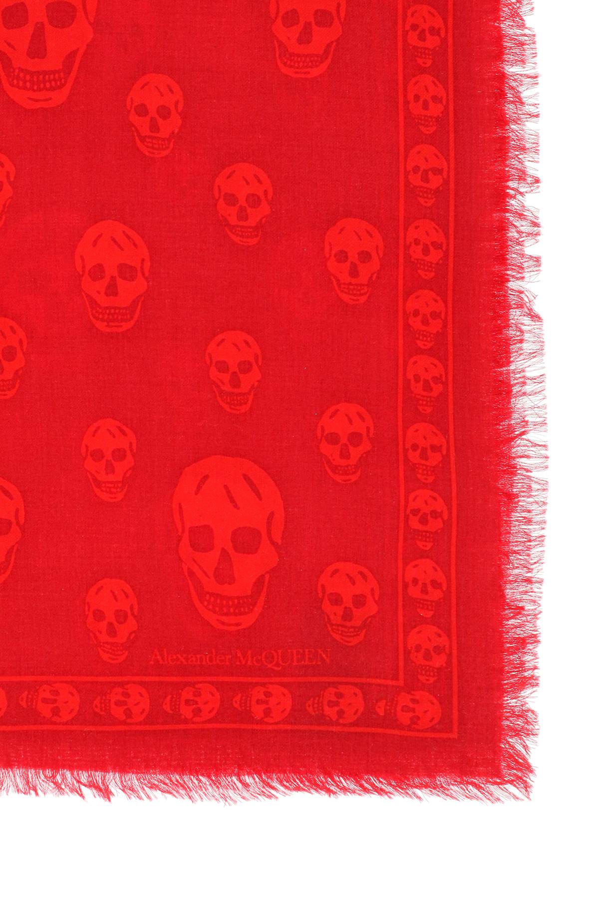 Alexander McQueen Skull Scarf - Lightweight Wool Wrap for Women & Men | Perfect for Winter Fashion, Gift Giving & Luxury Accessories