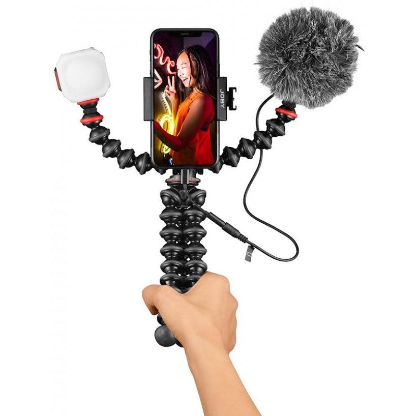 Joby Gorillapod Mobile Vlogging Kit - Flexible Tripod Stand with Phone Mount for iPhone, Android | Perfect for Travel Vlogging, YouTube Videos & Outdoor Photography
