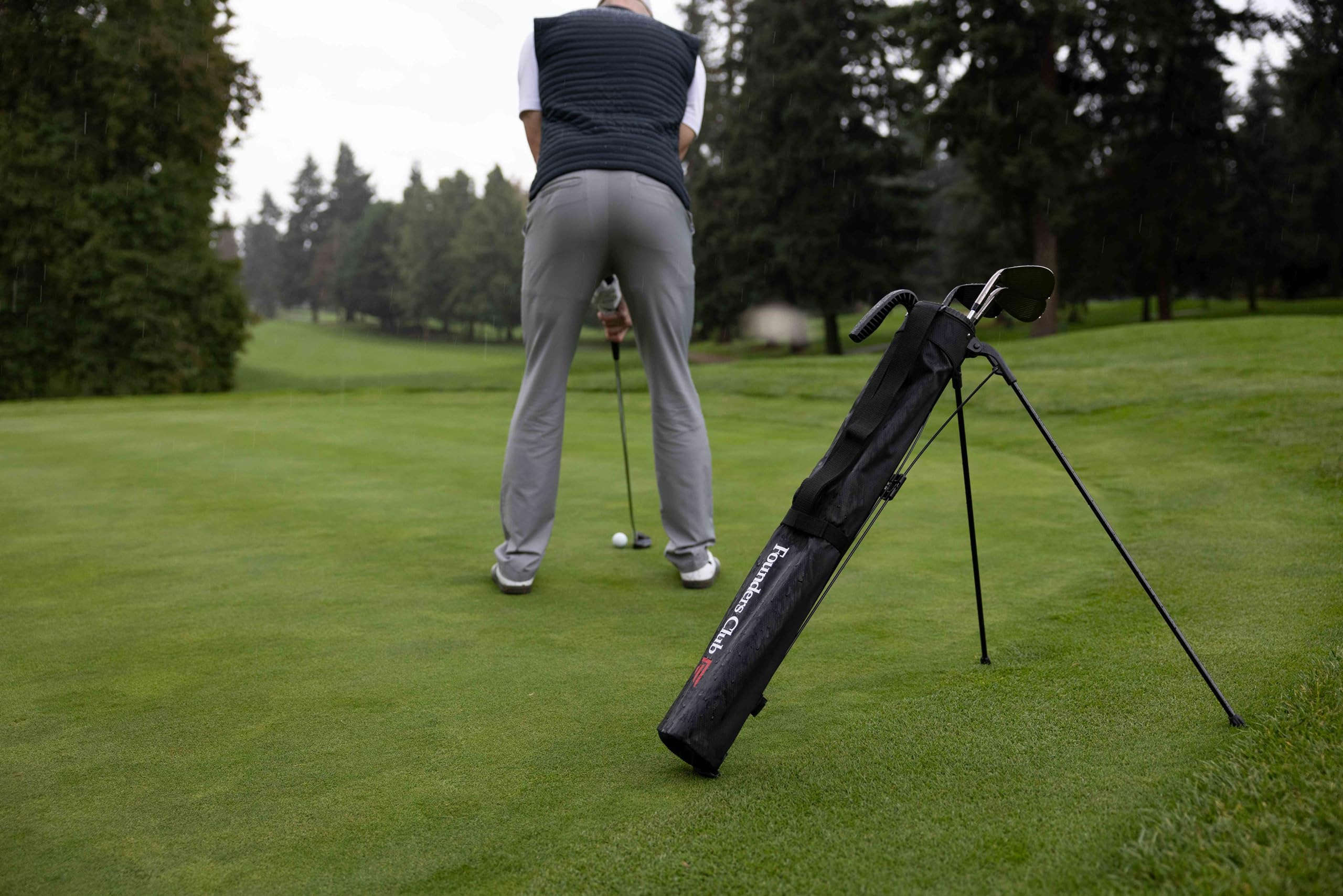 Founders Club 2 in 1 Golf Cart Bag with Removable Short Game Stand Bag - 15 Dividers - Perfect for Golf Tournaments & Practice Sessions