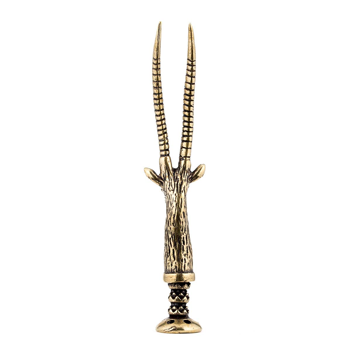 Premium Deer Antler Smoking Pipe Tamper & Cleaning Tool - Handcrafted for Tobacco & Herb Pipes - Perfect for Pipe Smokers & Collectors - Ideal for Home, Outdoor & Travel Use