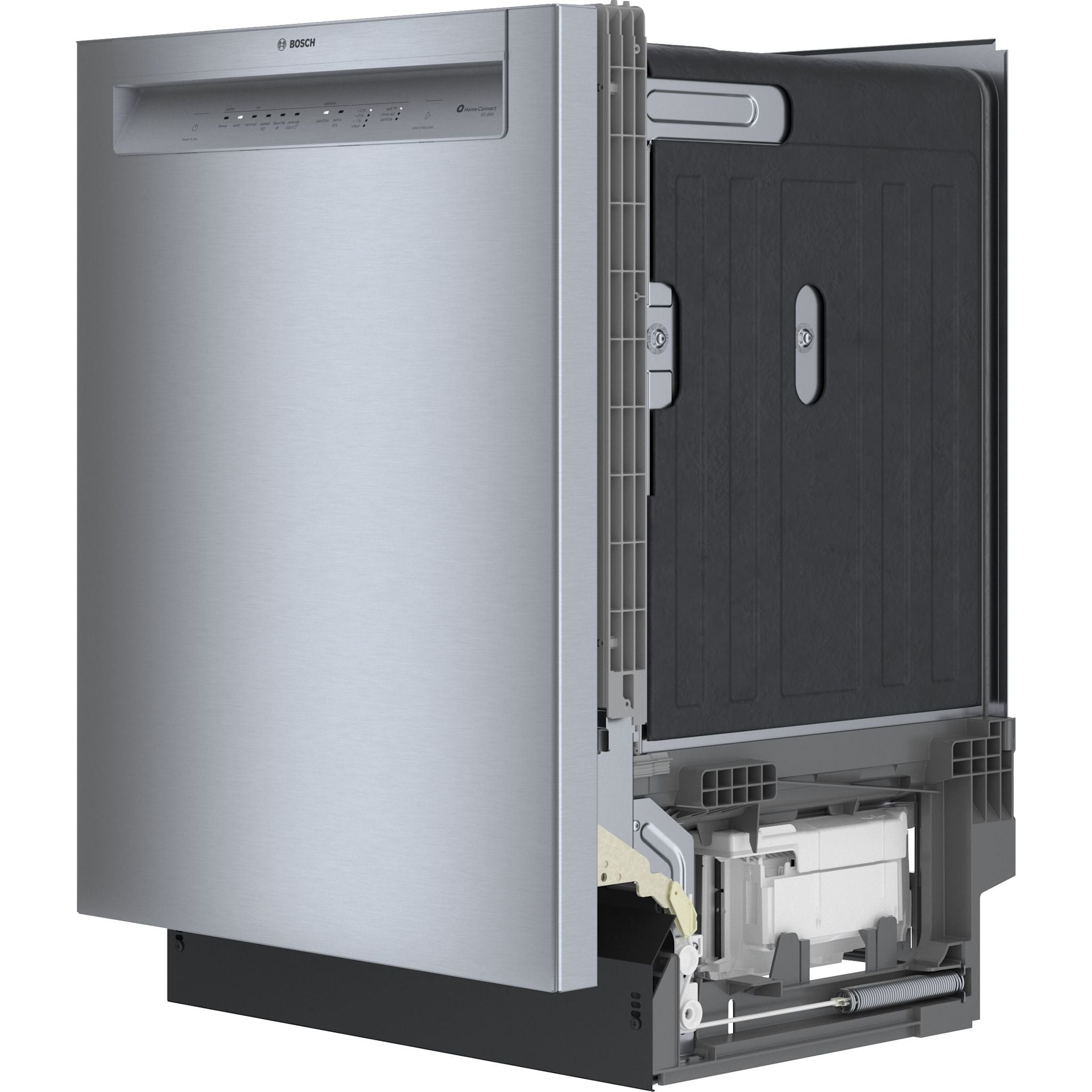 Bosch 300 Series SHE3AEM5N Built-In Dishwasher with Stainless Steel Tub - Energy Star Certified, Ultra-Quiet 44 dBA - Perfect for Modern Kitchens and Busy Households