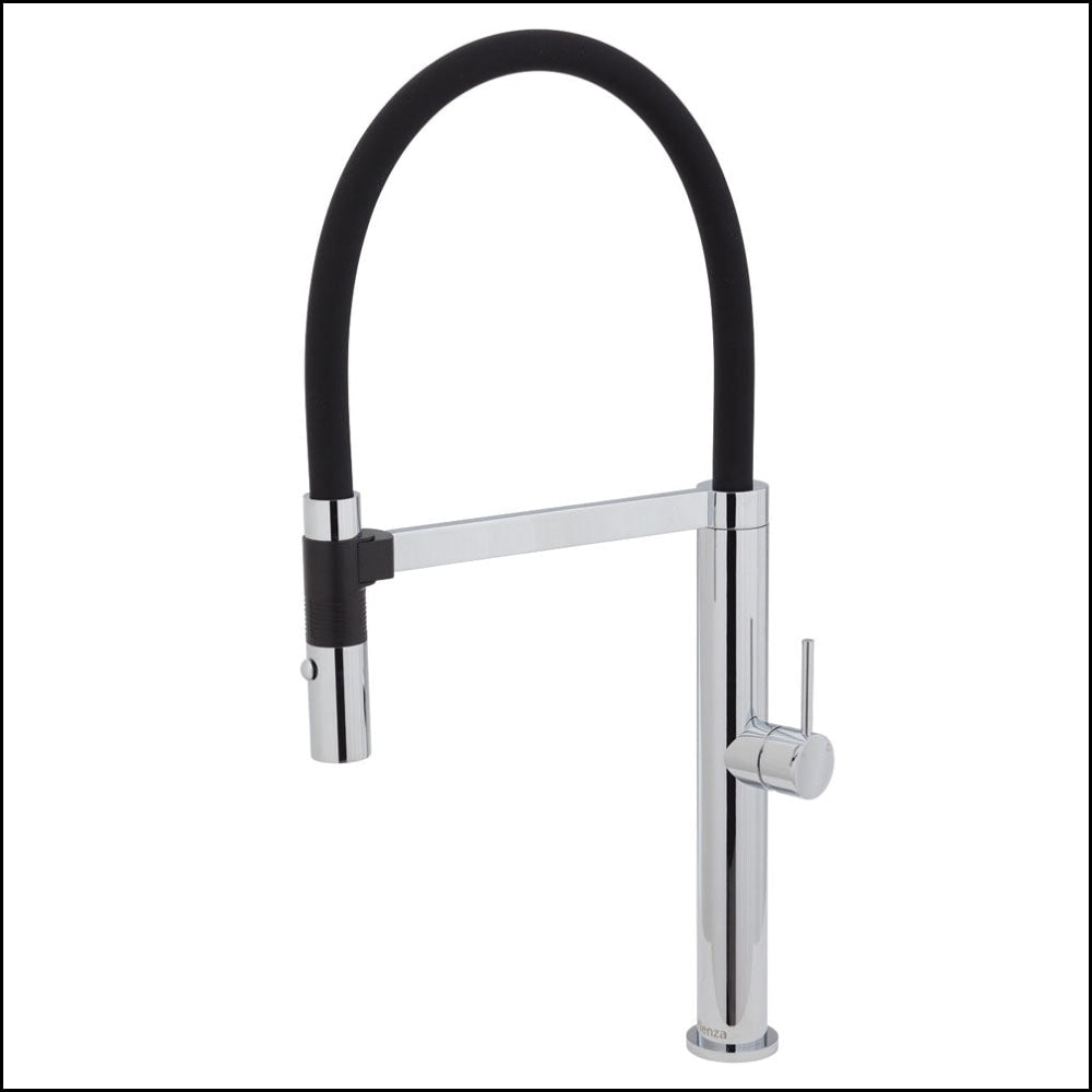 Fienza Kaya 228109 Chrome Pull Down Kitchen Faucet with Sprayer - Perfect for Modern Home, Restaurant & Commercial Use
