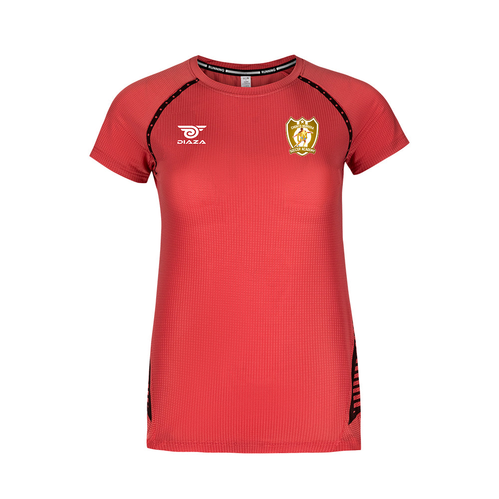 CH4 Clarita Jersey Watermelon Red Women's T-Shirt - Soft Cotton Casual Tee for Summer Outfits, Streetwear & Everyday Comfort
