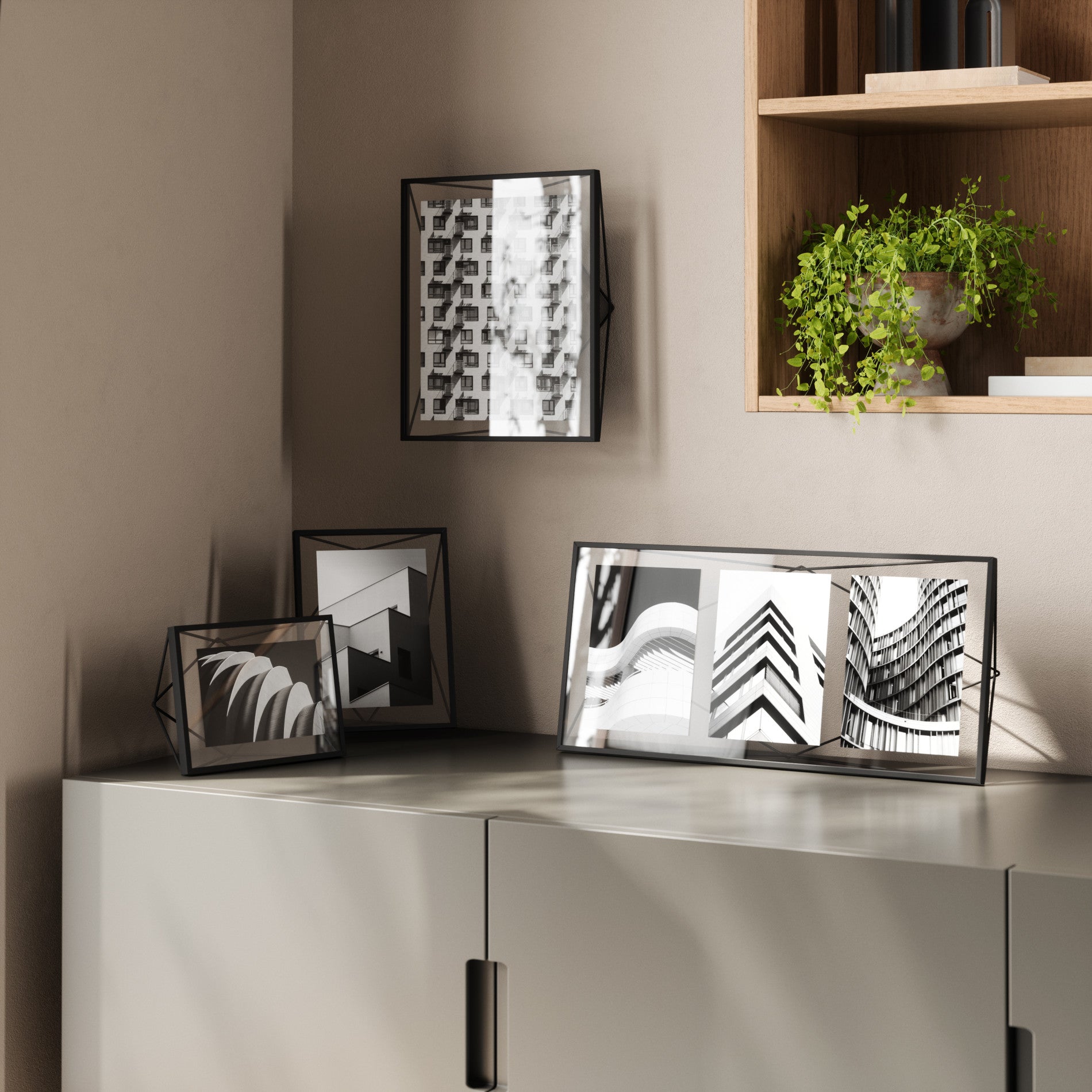 Prisma Picture Frame - Elegant Modern Photo Display for Wall & Tabletop - Perfect for Home Decor, Office, and Gift Giving