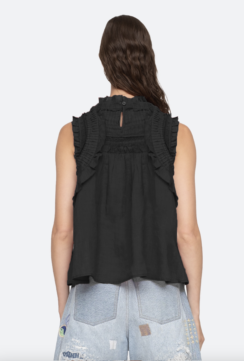 Cole Tank Top for Women - Soft & Comfortable Black Cotton Shirt | Perfect for Casual Wear, Gym, and Summer Outfits