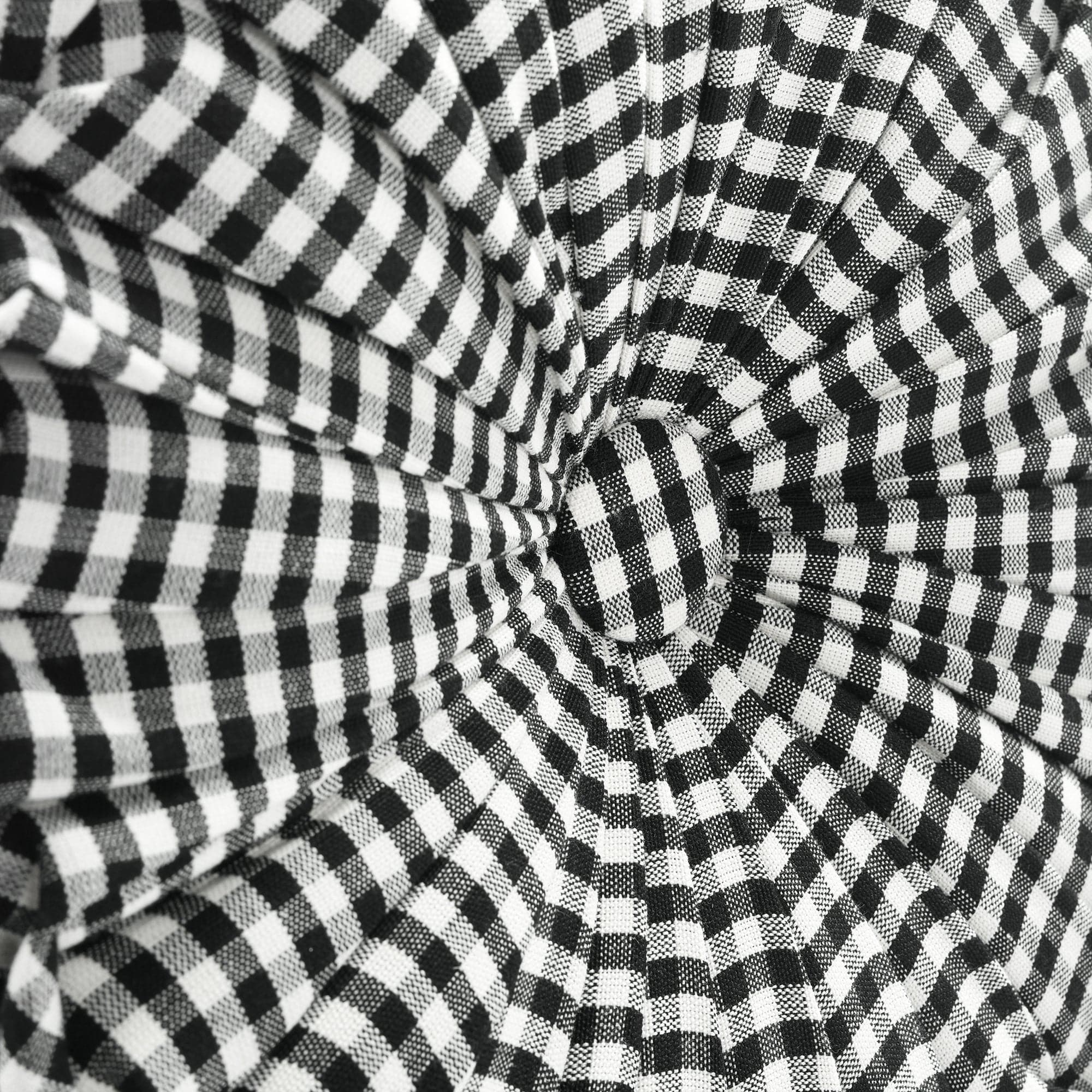 Gingham Check Yarn Dyed Pleated Decorative Pillow Covers - Stylish Home Decor for Sofa, Bed, Couch & Living Room