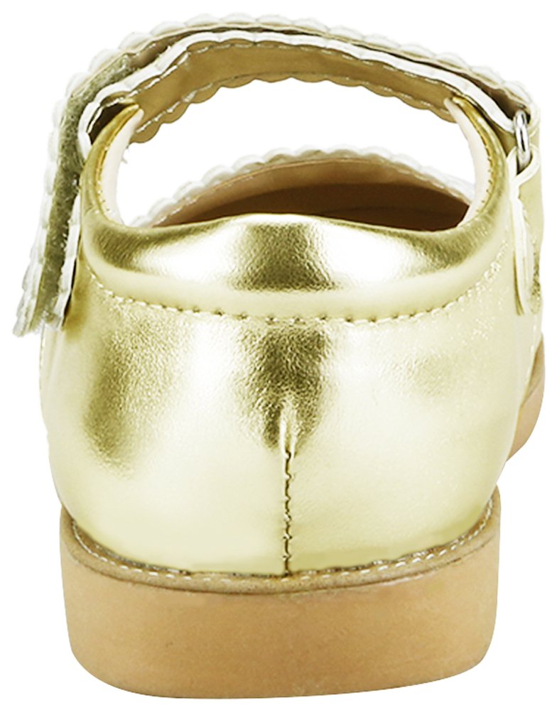 Toddler Mary Jane Flat Shoes for Girls - Comfortable School Dress Shoes by The Doll Maker | Perfect for School, Parties & Special Occasions
