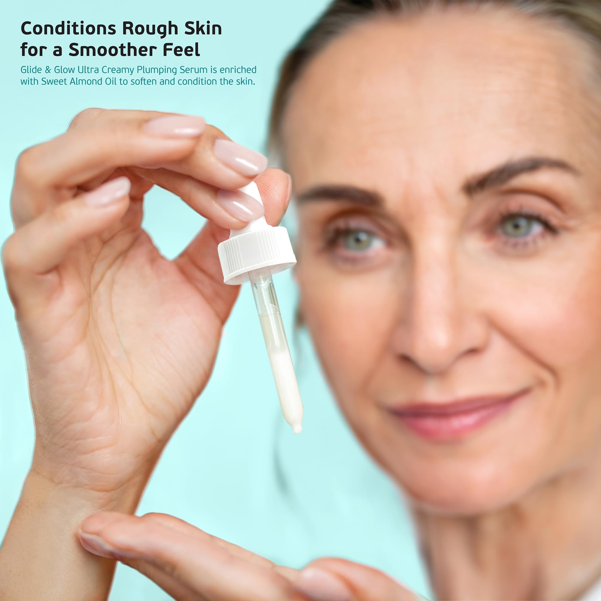 Glide & Glow Serum - Hydrating Facial Serum with Hyaluronic Acid & Vitamin C for Bright, Smooth Skin | Day & Night Skincare Routine | Perfect for Dry, Dull Skin & Anti-Aging Care
