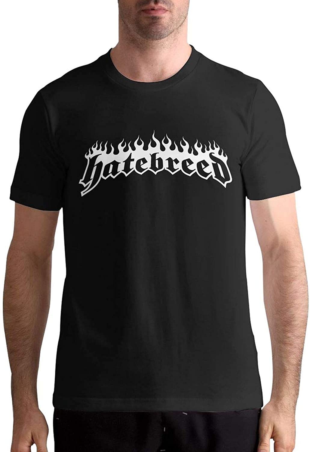 CYOAKUM Hatebreed Men's Graphic T-Shirt - Black Cotton Tee for Casual Wear, Concerts & Street Style | Trendy Band Merch for Rock Fans