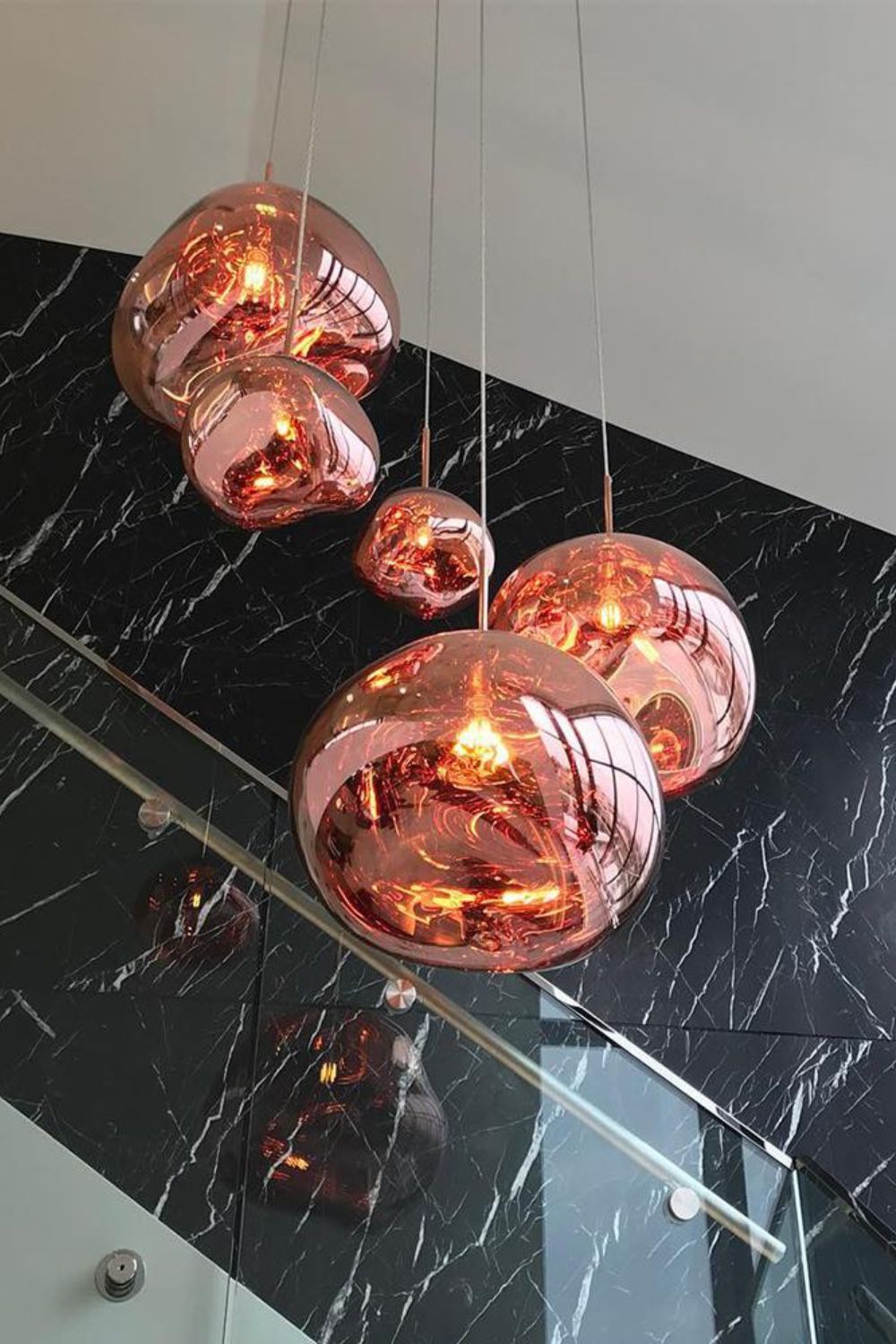 Modern Multi Lava Round Pendant Lamp - Stylish Hanging Light Fixture for Living Room, Bedroom, or Dining Room Decor