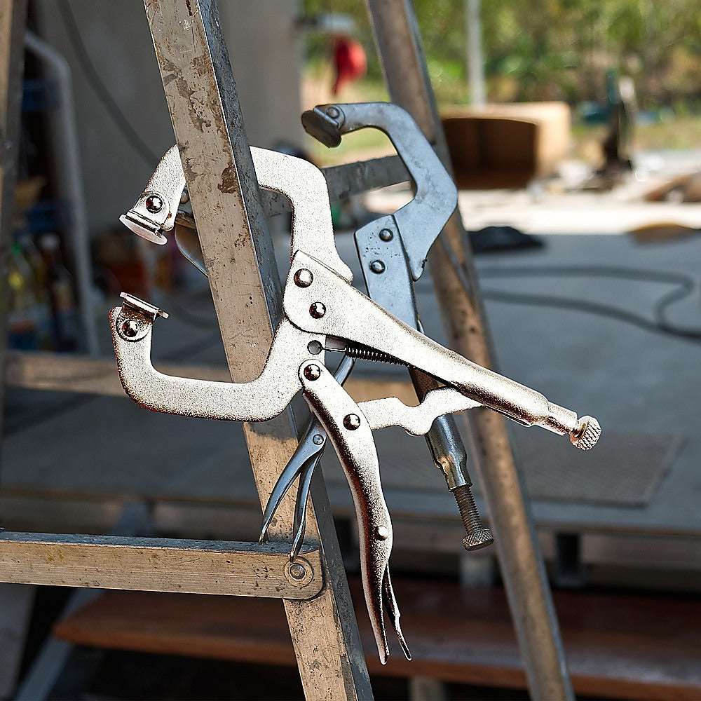 10-Piece Heavy Duty Steel C Clamps - 6