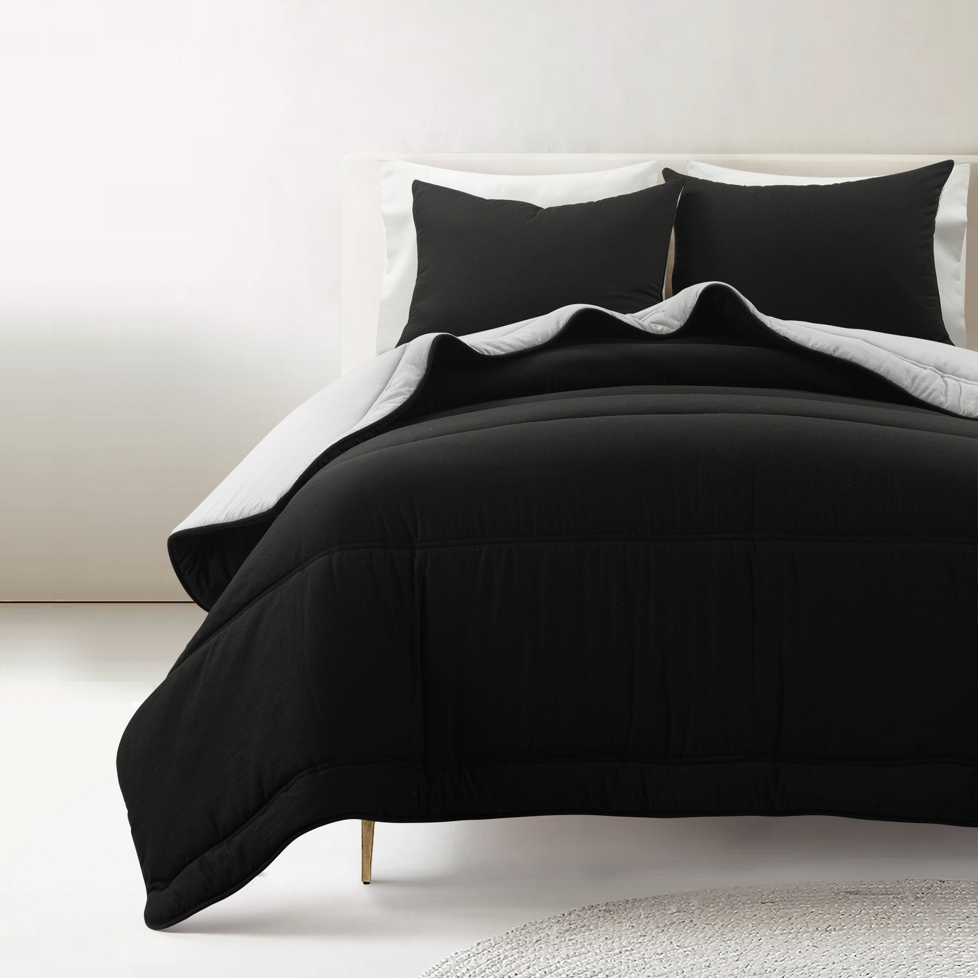Oslo Soft Reversible Quilted Comforter Set - King Size, All-Season Bedding with Ultra-Plush Fabric - Perfect for Master Bedroom, Guest Room & Cozy Home Decor