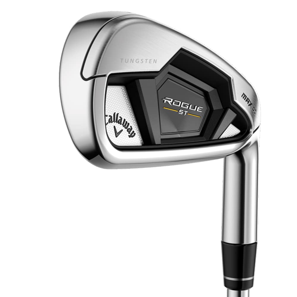Callaway Golf Rogue ST Max OS Lite Iron Set - Premium Golf Clubs for Men & Women - Forgiving Game Improvement Irons - Perfect for Beginners & High Handicappers - Use on Fairways, Rough & Driving Range