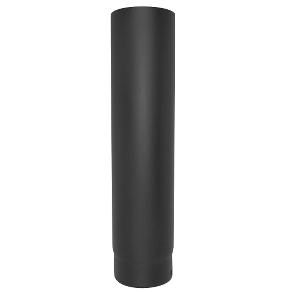 Matt Black Stove Pipe - 150mm (6inch) Vitreous Enamel Flue Pipe 1000mm Length | Award-Winning Quality | 12 Year Warranty | Perfect for Wood Burning Stoves, Fireplaces & Heating Systems