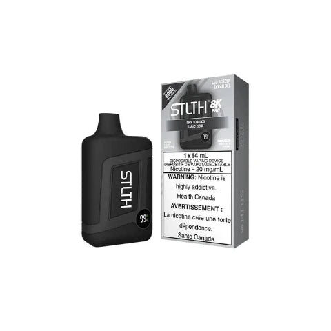 STLTH 8K PRO Disposable Vape with LED Display - 8000 Puffs | 5-Pack for Long-Lasting Use | Perfect for Travel, Parties & On-the-Go Vaping (Ontario)