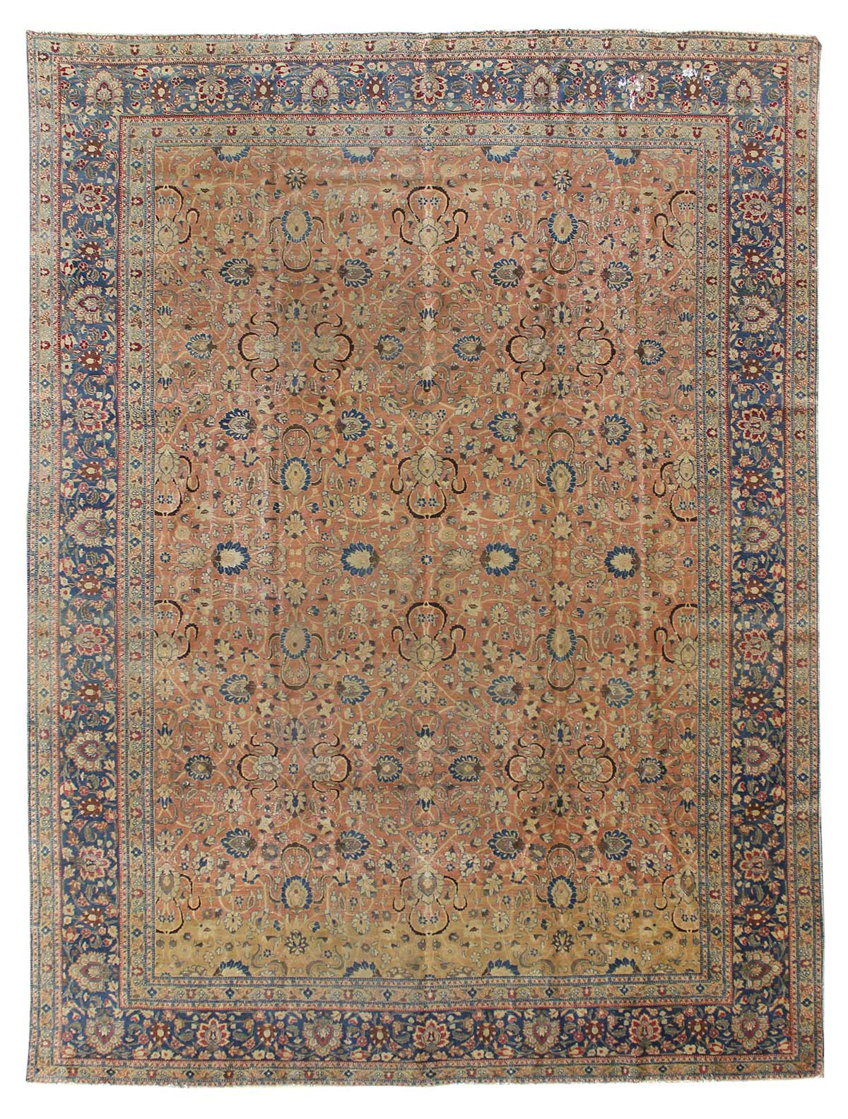 Antique Tabriz Handwoven Traditional Persian Rug - JF6246 | Perfect for Living Room, Bedroom & Home Decor