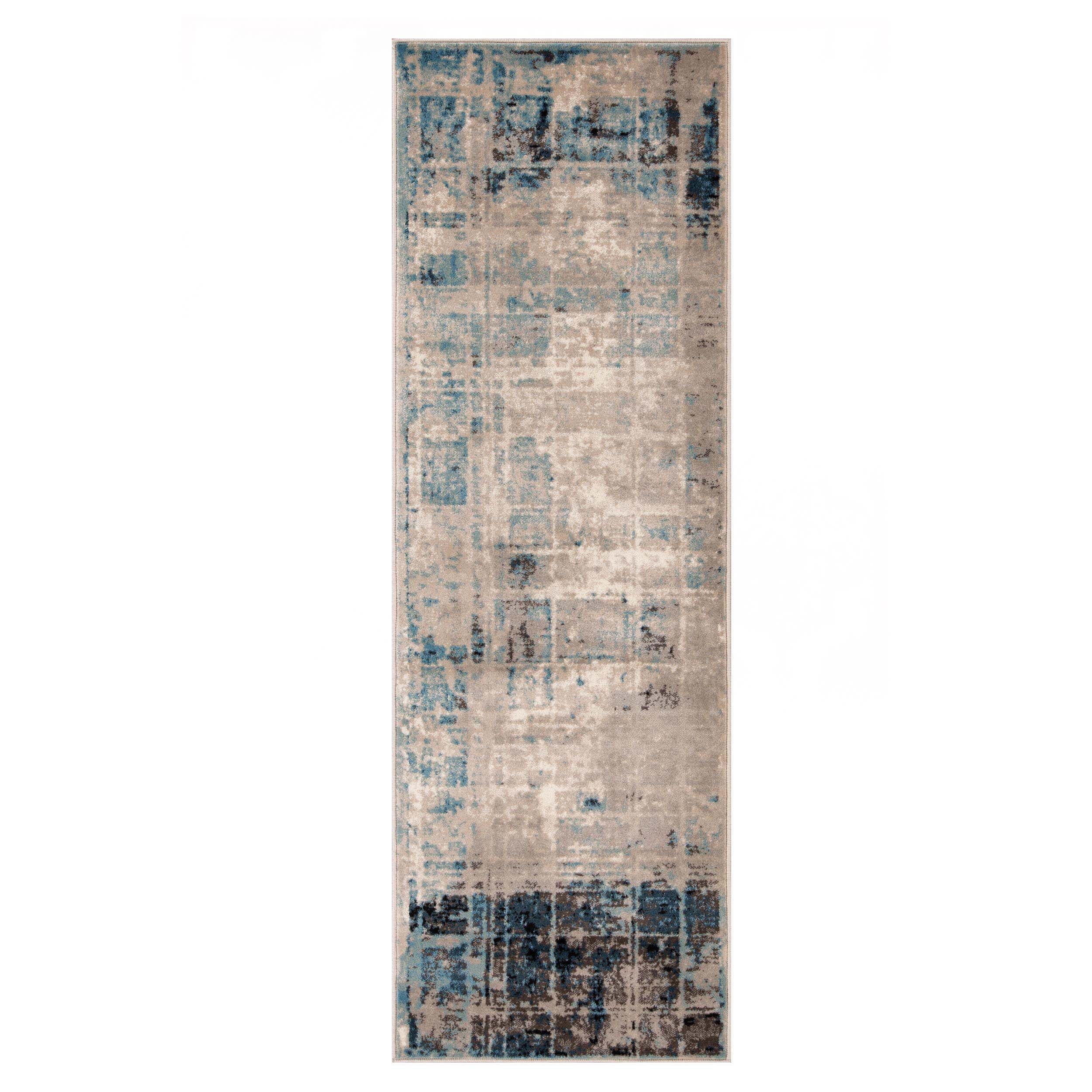 Palani Washed Abstract Indoor Area Rug or Runner - Soft Bohemian Style Carpet for Living Room, Bedroom, Hallway - Perfect for Home Decor and Cozy Spaces