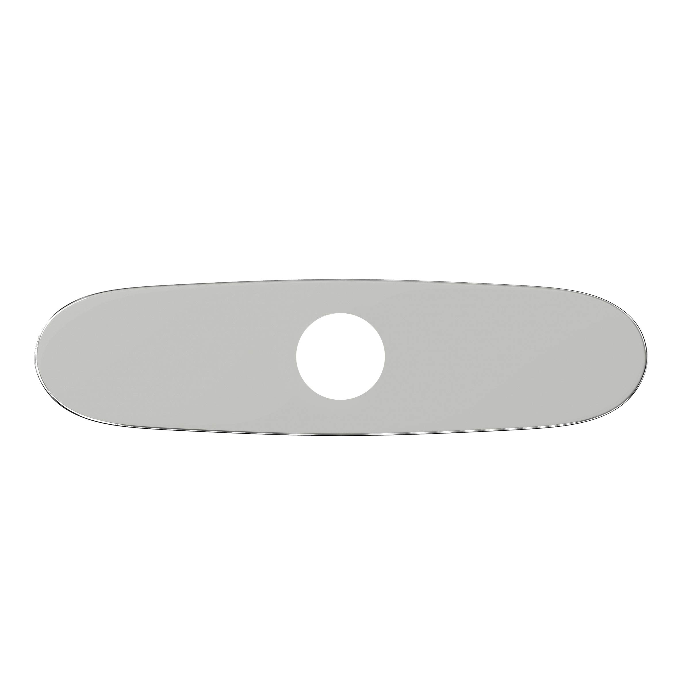 Stainless Steel Kitchen Faucet Deck Plate - Chrome Finish for Sink Mounting | Perfect for Modern Home Kitchen & Bathroom Renovation