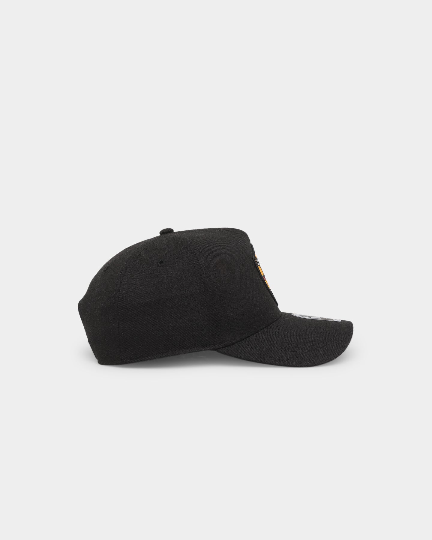47 Brand AS Roma Replica 47 MVP DT Snapback Black Hat - Official Licensed Adjustable Baseball Cap for Men & Women - Perfect for Soccer Fans, Game Day & Casual Wear