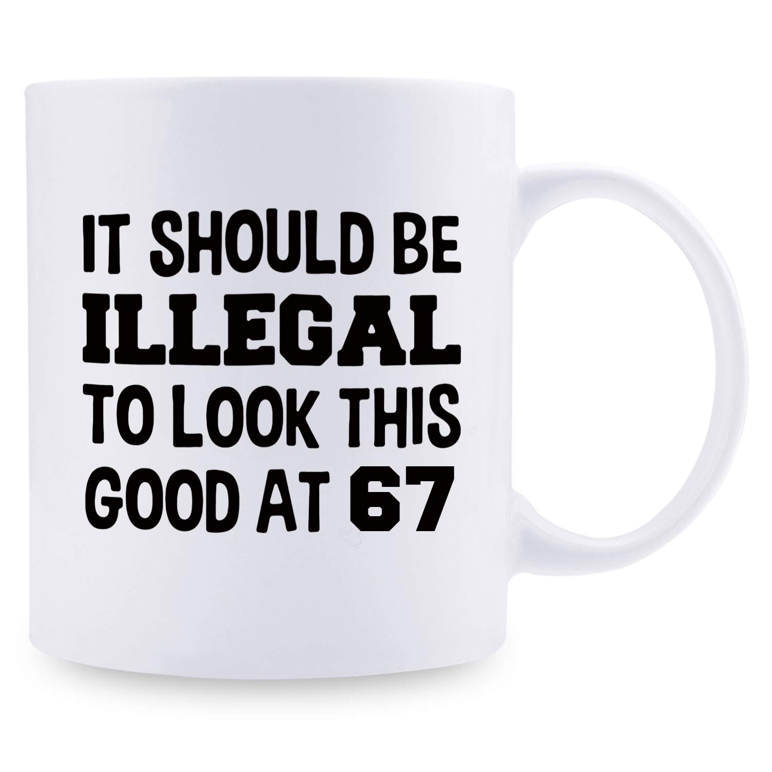 67th Birthday Gifts for Women 1952 - Funny 11oz Coffee Mug for Mom, Wife, Friend, Sister, Her, Colleague | Perfect for Office Use, Home Decor & Special Occasions