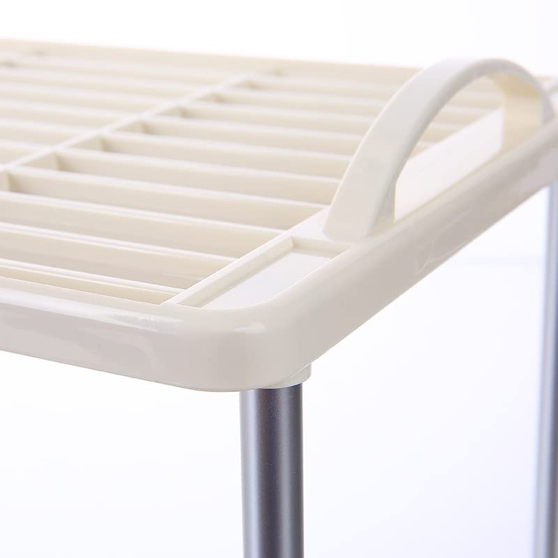 YBM Home 2-Tier Metal Storage Shelf - Space-Saving Organizer Rack for Kitchen Countertop, Pantry, Bathroom & Office - Durable Wire Shelving Unit (2190) - Perfect for Small Spaces & Clutter Organization