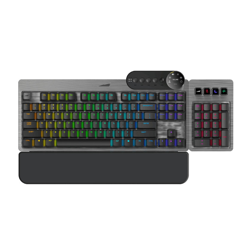 Everest Max Modular Gaming Mechanical Keyboard - RGB Backlit, Hot-Swappable Switches, Customizable Layout for PC, Mac, PS5 - Perfect for Esports, Streaming & Office Work