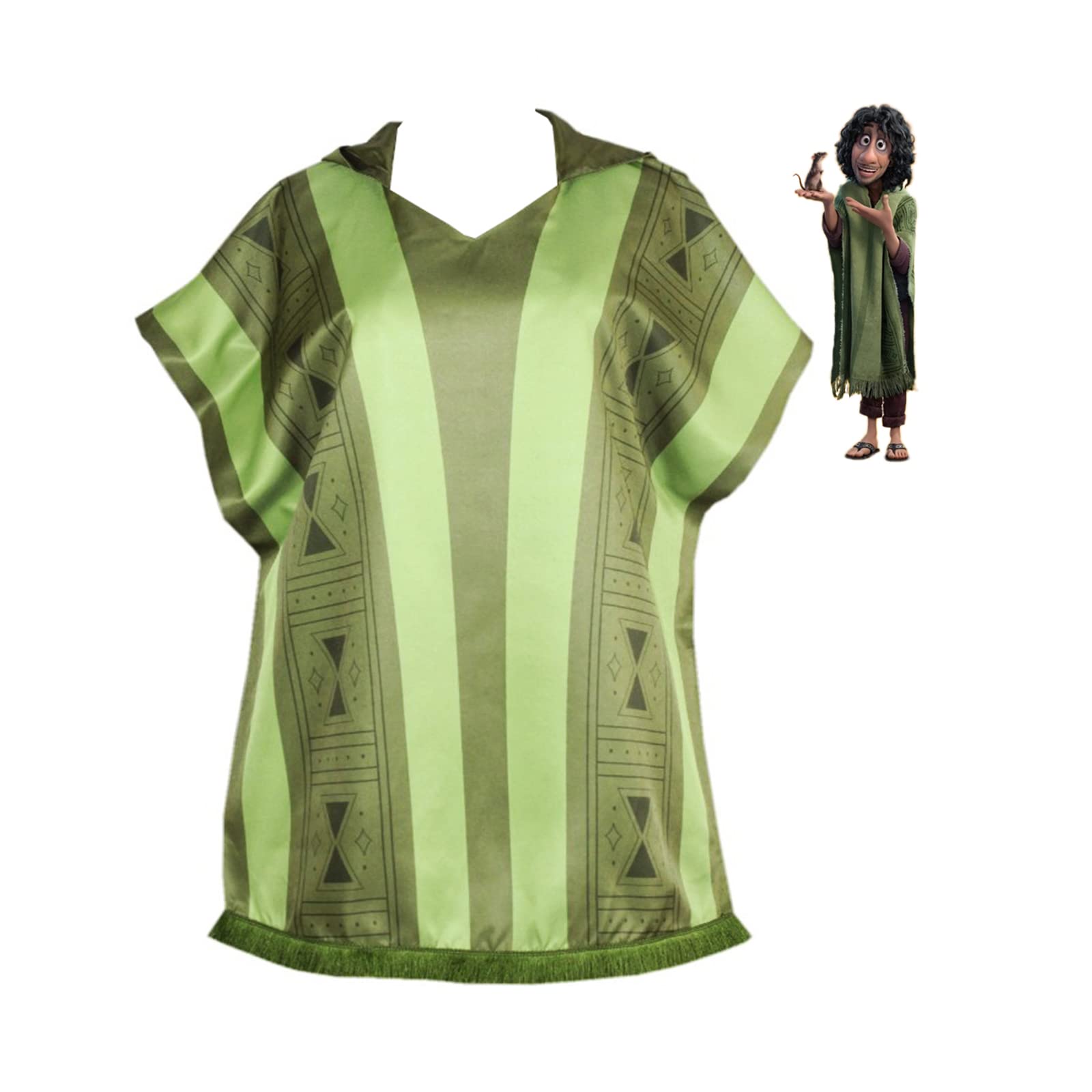 Kids Camilo Costume Bruno Madrigal Cosplay Cloak - Disney Encanto Inspired Halloween Outfit for Boys & Girls | Perfect for Dress Up, Birthday Parties & Themed Events