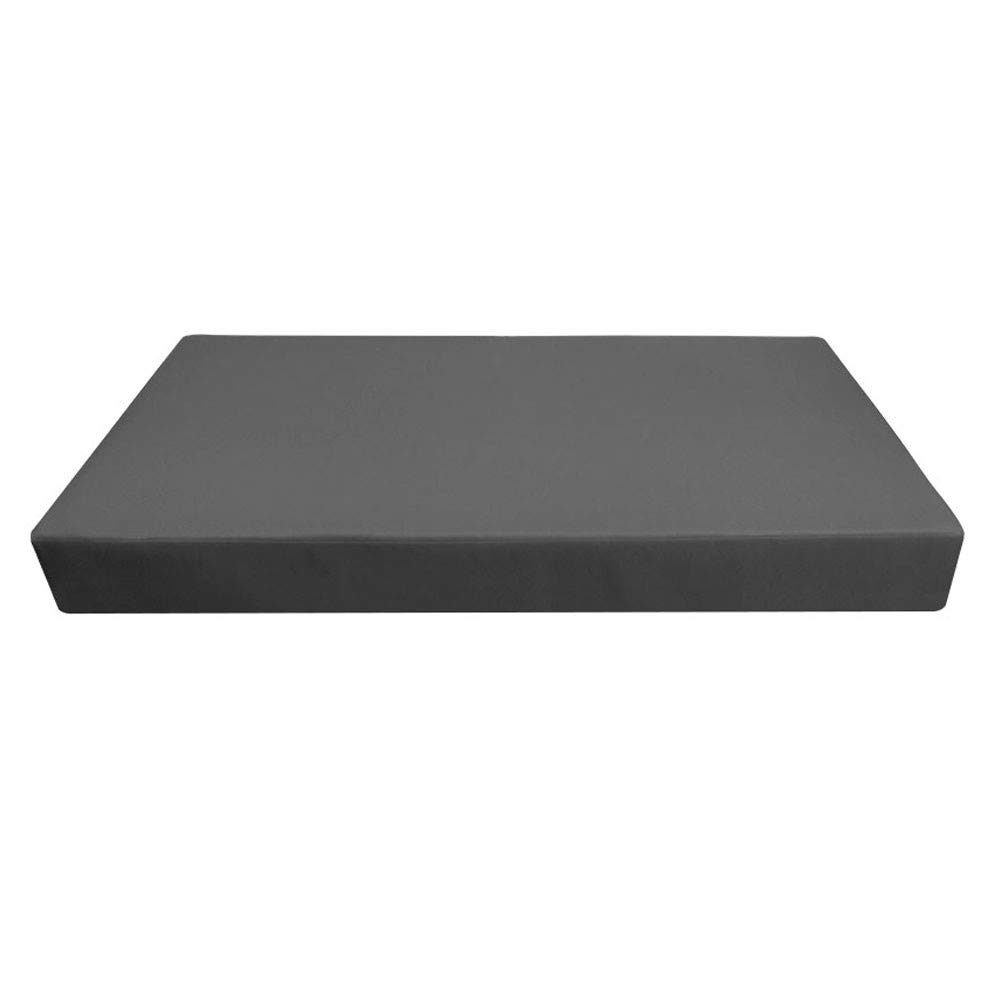 Prolinemax Outdoor Style 2 Full Knife Edge Daybed Mattress Cover - Waterproof Fitted Sheet with Bolster Pillow for Patio, Poolside & Garden Lounge