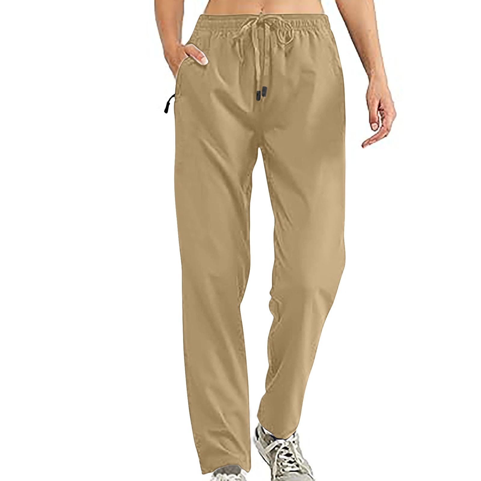 Women's Active Cooling Lightweight Hiking Pants - Breathable Lounge Sweatpants for Summer, Travel & Outdoor Adventures with Pockets | Perfect for Yoga, Running, Gym Workouts & Casual Wear