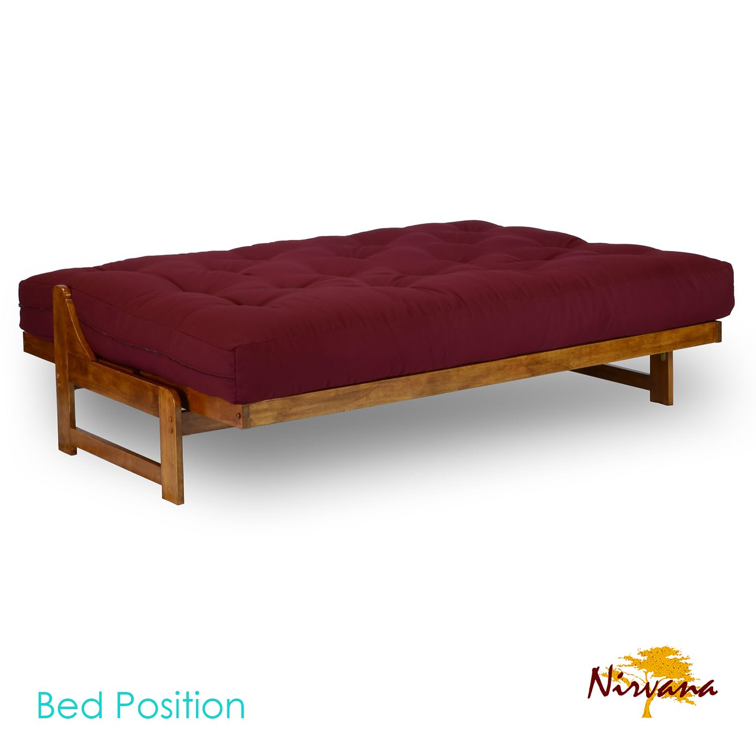 Full Size Arden Futon Set with Frame & 8