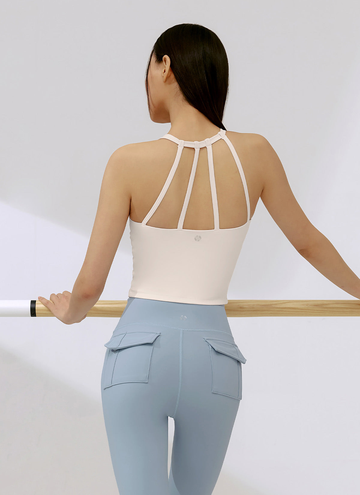 Black Label Power Rise Halter Neck Crop Top - Women's Fashion Workout & Summer Streetwear Top for Gym, Yoga, and Casual Outfits