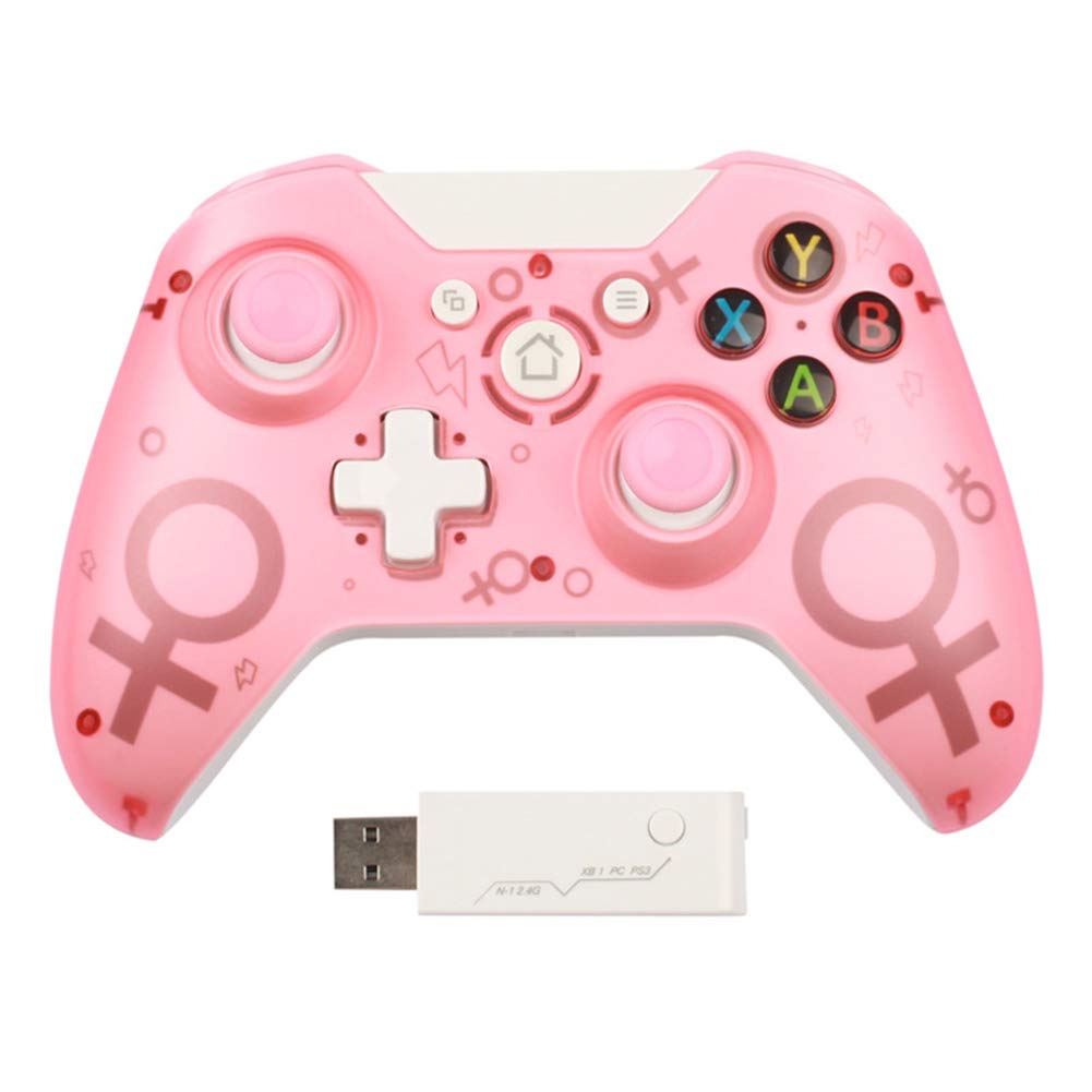 Rongchuang Wireless Gaming Controller for Xbox One/One S/One X/PC - 2.4GHz Wireless Gamepad with USB Adapter, Compatible with Windows 7/8/10 - Perfect for Gaming, Streaming & Multiplayer Sessions
