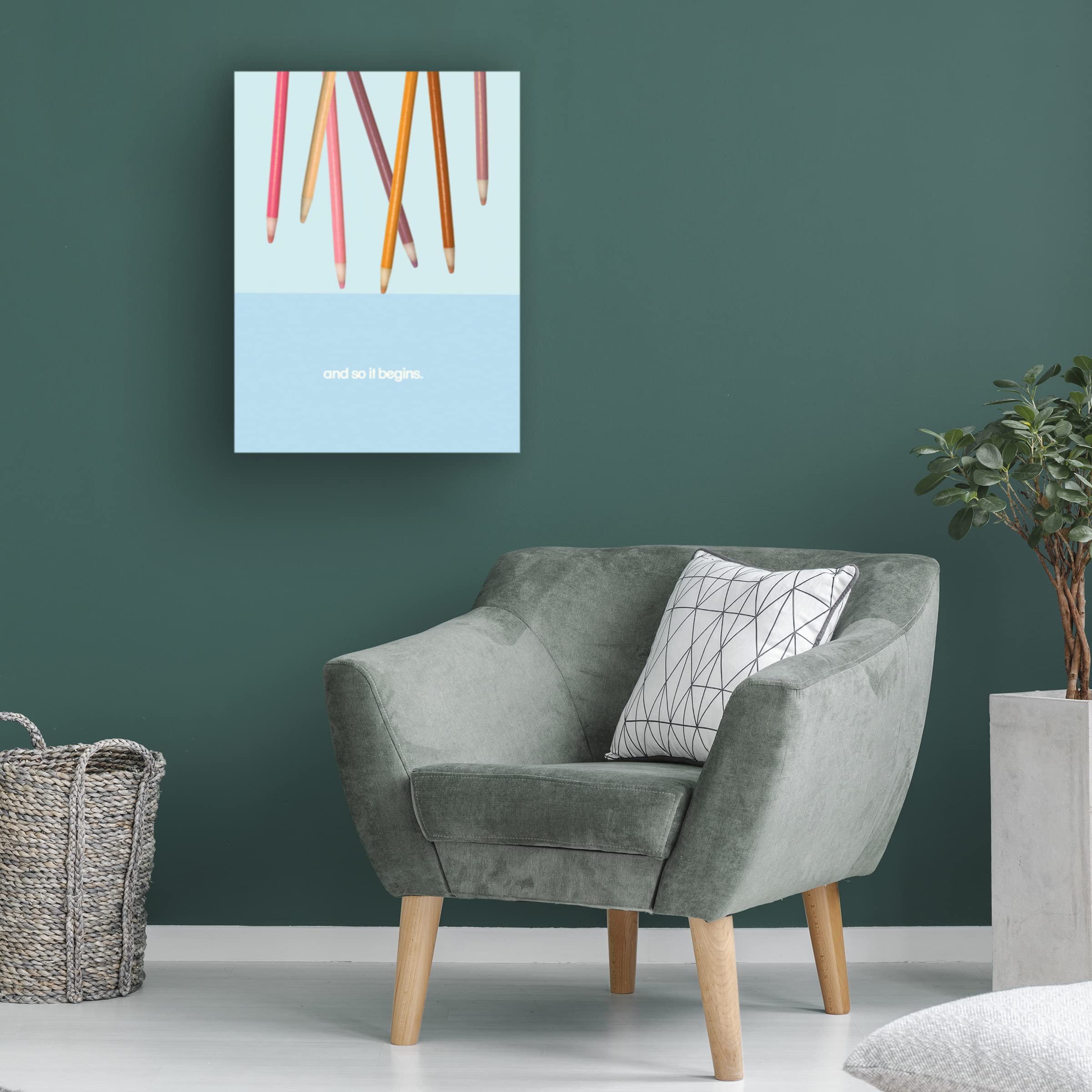 Thomas Brown 'School Study II' Canvas Art Print - Premium Trademark Fine Art for Home & Office Decor | Perfect for Living Room, Bedroom, or Study Area