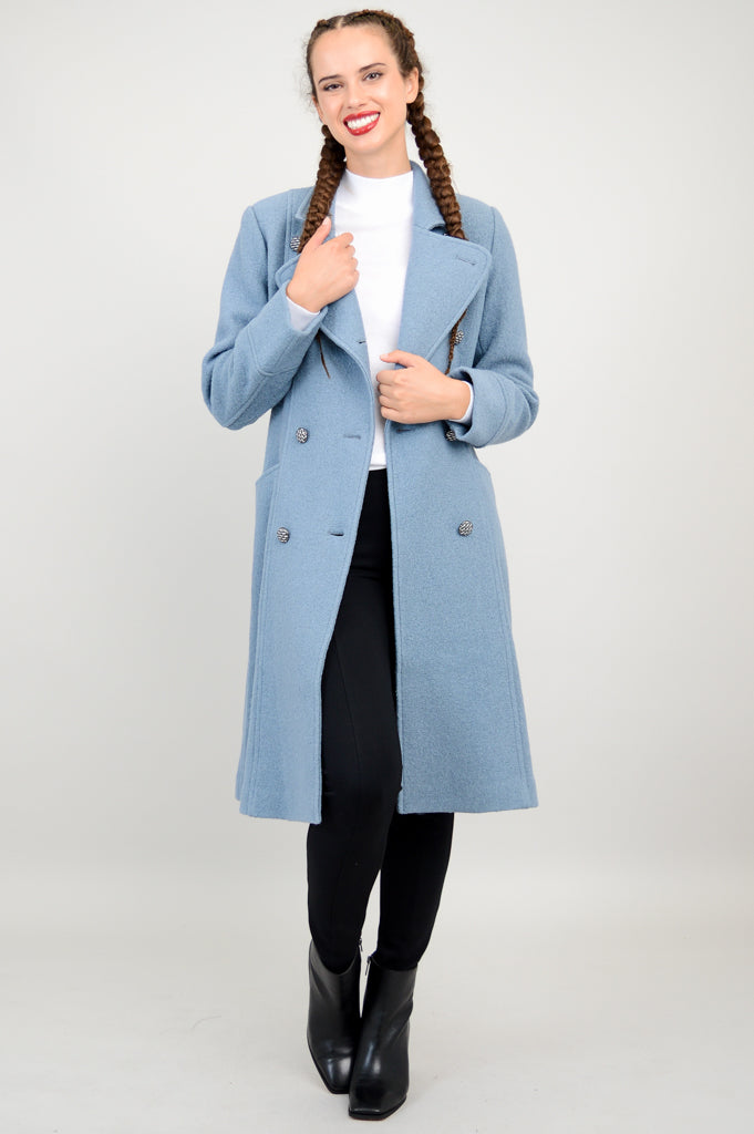Premium Longford Wool Coat for Women - Warm & Stylish Winter Outerwear - Perfect for Office, Travel & Outdoor Adventures