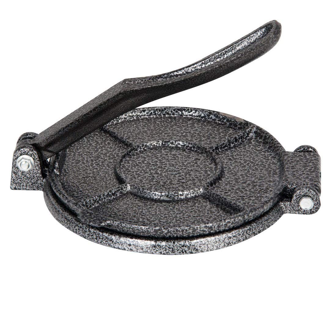 7-Inch Heavy Duty Cast Iron Tortilla Press - Authentic Mexican Tortilla Maker for Homemade Corn & Flour Tortillas - Perfect for Tacos, Quesadillas, and Enchiladas