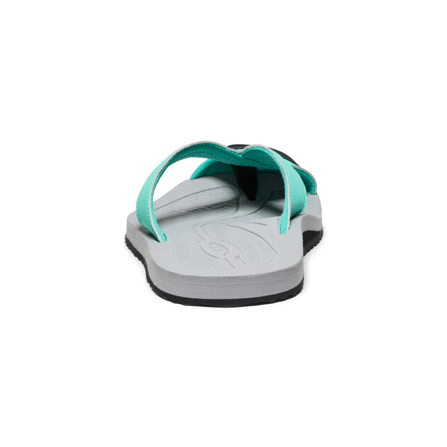 Women's Barbados Flip Flops - Comfortable Pool Blue & Bright Aqua Sandals for Beach, Pool, and Summer Vacations