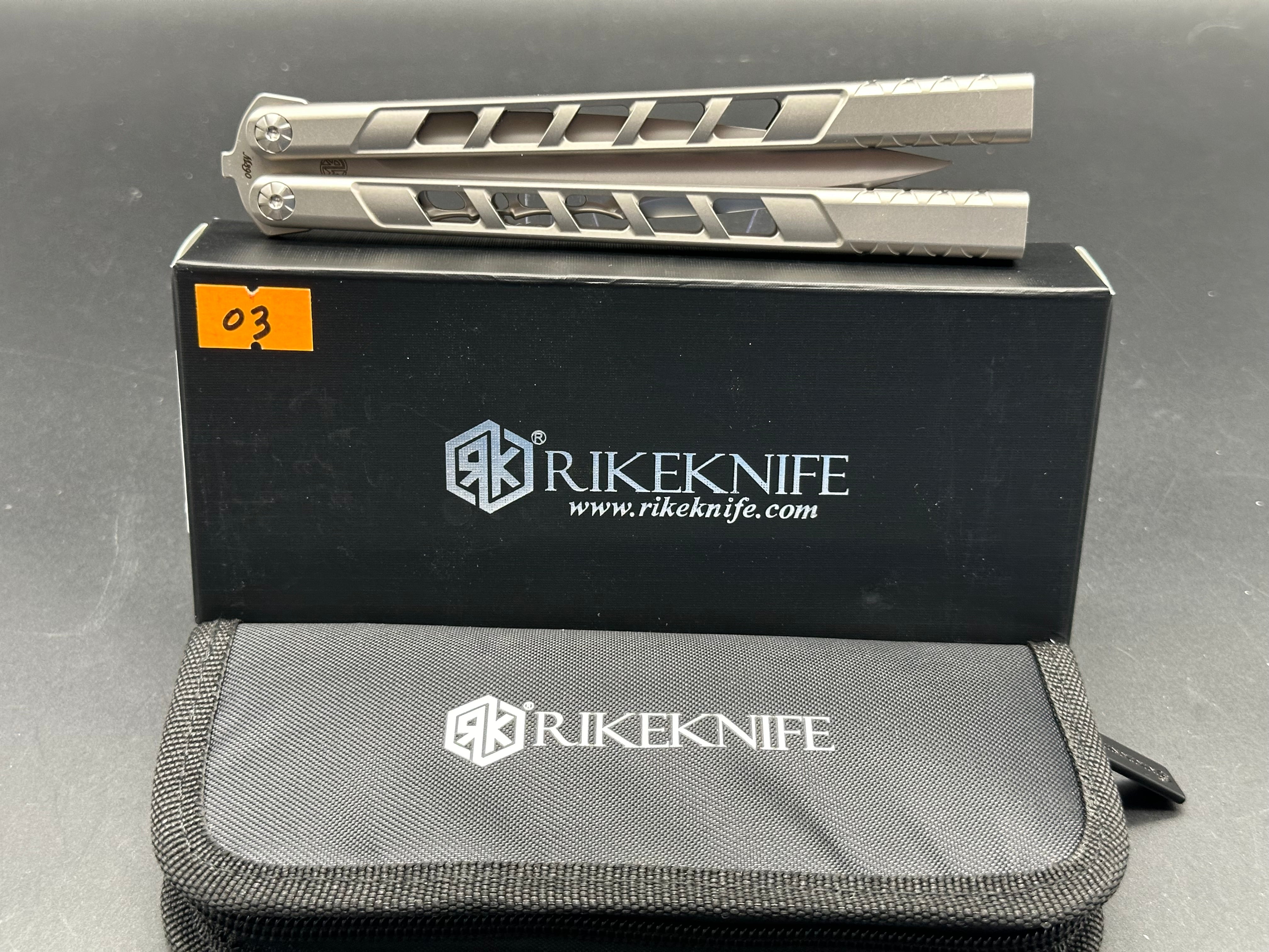 Rike Alien TB05 Limited Edition Butterfly Balisong Knife - Only 20 Made - Perfect for Collectors, EDC & Flipping Tricks